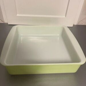 Pyrex Light Green Square Baking Dish